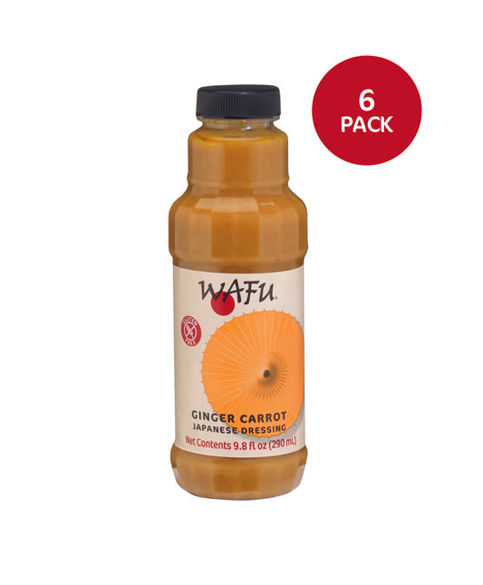 WAFU® Ginger Carrot Dressing 6 x 9.8 fl oz